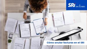 anular facturas sri