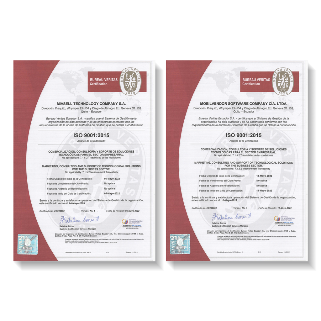 certificaciones mobilvendor